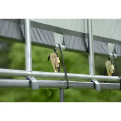 ShelterLogic Weidezelt Überdachung 13,7 m² 370x370x170cm Grün