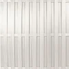 Sichtschutzzaun SHANGHAI silbergrau 180 x 180 cm WPC