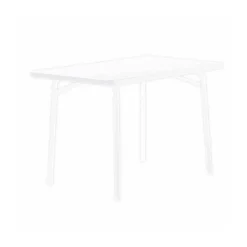 SIEGER Klapptisch 120 115 x 70 x 72 cm höhenverstellbar weiß