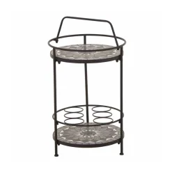 Beistelltisch Como 42 x 74 cm schwarz*Siena Garden Outlet