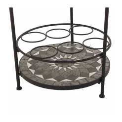 Beistelltisch Como 42 x 74 cm schwarz*Siena Garden Outlet