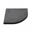 Bodenplatte Celona 22,5 kg 55 x 49 x 4 cm Granit schwarz^Siena Garden Outlet