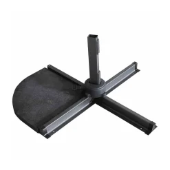 Bodenplatte Celona 22,5 kg 55 x 49 x 4 cm Granit schwarz^Siena Garden Outlet