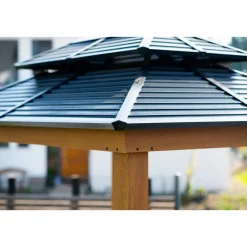 Sojag Pavillon BBQ Maui 158x249x278cm Holzoptik