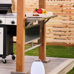 Sojag Pavillon BBQ Maui 158x249x278cm Holzoptik