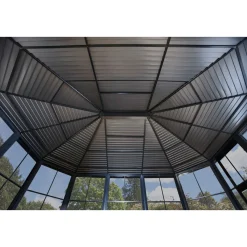 Sojag Pavillon Kaltwintergarten Charleston 1215 383,6x488,6x280,89cm Anthrazit