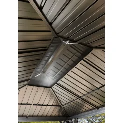 Sojag Pavillon Messina 1216 inkl. Moskitonetz 363x483x307,1cm Anthrazit