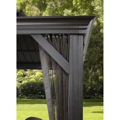 Sojag Pavillon Messina 1216 inkl. Moskitonetz 363x483x307,1cm Anthrazit