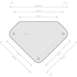 Pavillon Messina 1220 inkl. Moskitonetz 363x598x307,1cm Anthrazit*Sojag New