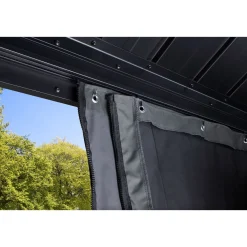 Pavillon Messina 1220 inkl. Moskitonetz 363x598x307,1cm Anthrazit*Sojag New