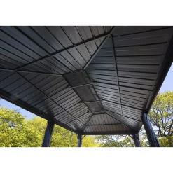 Pavillon Messina 1220 inkl. Moskitonetz 363x598x307,1cm Anthrazit*Sojag New