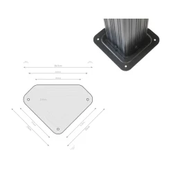 Sojag Pavillon Messina 1216 inkl. Moskitonetz 363x483x307,1cm Champagner