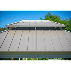 Sojag Pavillon Messina 1216 inkl. Moskitonetz 363x483x307,1cm Champagner