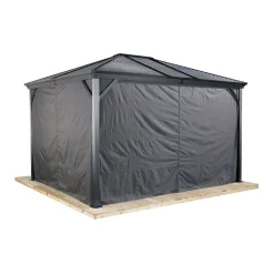 Sojag Pavillon Ventura 1010 295,5x295,5x260,5cm Basaltgrau