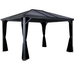 Pavillon Ventura 1014 295,5x423x261cm Basaltgrau*Sojag Online