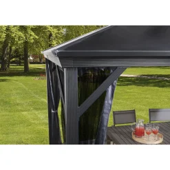 Sojag Pavillon Verona 1014 inkl. Moskitonetz 298,3x422,5x261cm Anthrazit