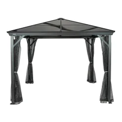 Pavillon Verona 1010 inkl. Moskitonetz 298,3x298,3x261cm Anthrazit^Sojag