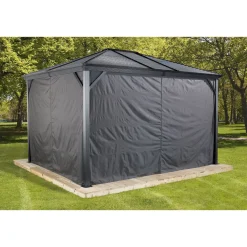 Vorhang-Set für Ventura 1014 Dunkelgrau^Sojag Online