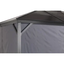 Vorhang-Set für Verona 1014 Dunkelgrau*Sojag New