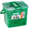 Universalschraube Wirox Senkkopf 5 x 80 mm 150 Stück^Spax Discount