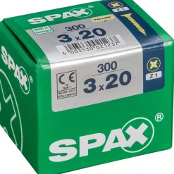 Spax Universalschrauben Yellox Senkkopf 3 x 20 L 300 Stück