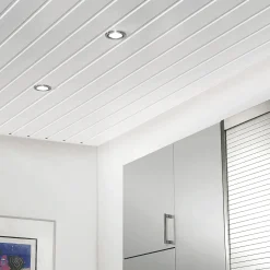 Vinylboden Kunststoff-Paneel Duropan weiß 270 x 10,5 cm*Specht Hot