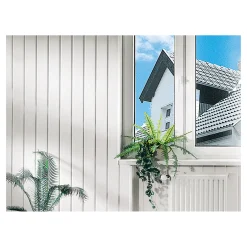 Vinylboden Kunststoff-Paneel Duropan weiß 270 x 10,5 cm*Specht Hot