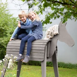 Spielpferd grau 64 x 123 x 151 cm^ Sale