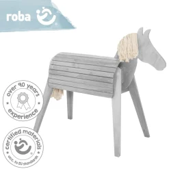 Spielpferd grau 64 x 123 x 151 cm^ Sale