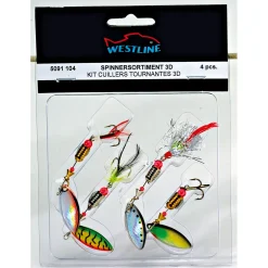 Spinnersortiment 3D 4 Stk.