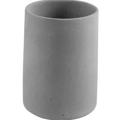 Zahnputzbecher Gemma Durchmesser 7,7 cm grau*spirella Discount