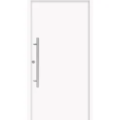 SplenDoor Premium-Haustür Passivedoor Ribe RC2 energiesparend einbruchsicher weiss 100 x 210 cm links