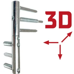 Premium-Haustür Passivedoor Malmo RC2 energiesparend einbruchsicher weiss 100 x 200 cm links*SplenDoor Clearance