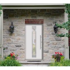 Premium-Haustür Passivedoor Malmo RC2 energiesparend einbruchsicher weiss 110 x 210 cm rechts^SplenDoor Hot