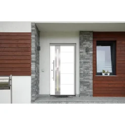 SplenDoor Premium-Haustür Passivedoor Eksjo RC2 energiesparend einbruchsicher weiss 110 x 210 cm links