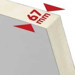 Sicherheits-Nebeneingangstuer NS4 RC2 auf Maß, Weiss, Links*SplenDoor Clearance