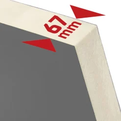 Sicherheits-Nebeneingangstuer NS3 RC2 88x198 Anthrazit links*SplenDoor Clearance