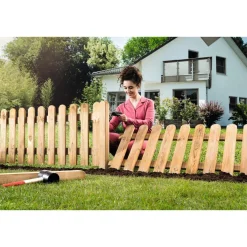 Staketenzaun gerade 180 x 85 cm