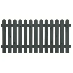 Staketenzaun 180x85 cm Stakete grau* Online