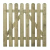 Staketenzauntor gerade 100 x 100 cm