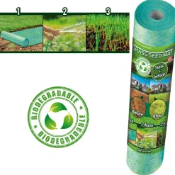 Starlyf Matte mit Grassamen Grass Seed Mat 10m x 0,45m