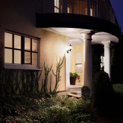 Klassische Außenleuchte L 15 S mit Bewegungsmelder Schwarz^Steinel Hot