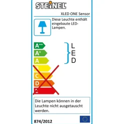 LED-Strahler XLED ONE S mit Bewegungsmelder schwenkbar anthrazit^Steinel Outlet