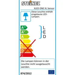 Steinel LED-Strahler XLED ONE XL S mit Bewegungsmelder schwenkbar anthrazit