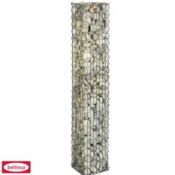 Steinsäule eckig 2- teilig 20 x 20 x 125 cm verzinkt* Best