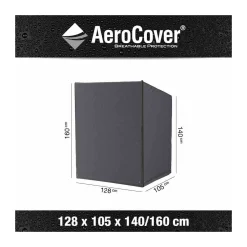 Strandkorbhülle AeroCover 128 x 105 x 160/140 cm atmungsaktiv