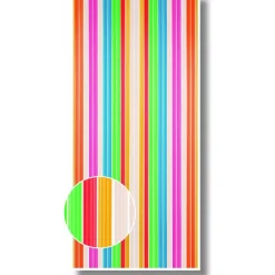 Streifenvorhang aus PE Folie bunt^ Discount