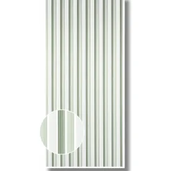 Streifenvorhang grau-weiß 90 x 200 cm