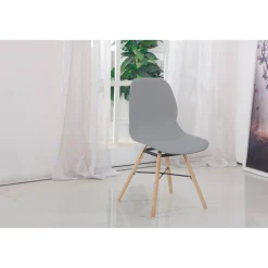 Stuhl „Amy 110“, 2er-Set, grau* Discount