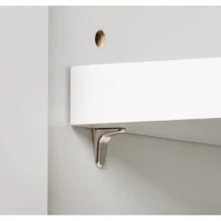 Bodenträger Stahl Durchmesser 0,5 x 0,8 cm vernickelt 8 Stück^Suki Hot